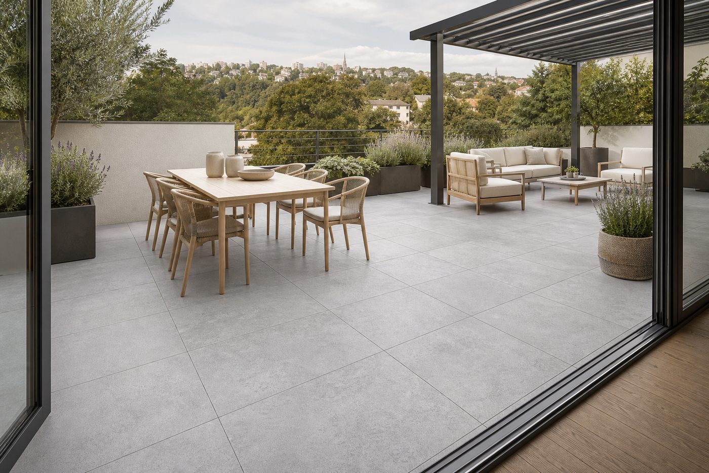 Terrasse Glem Bianco Caluire R11
